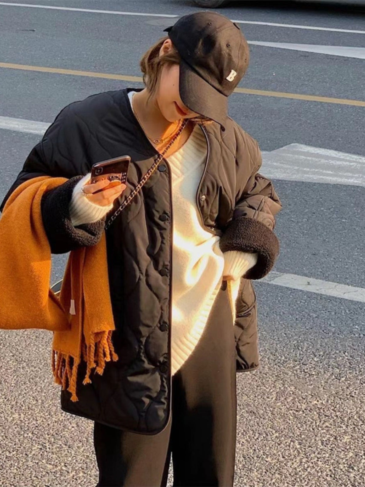 Veste Matelassée Style Coréen Casual