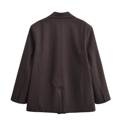 Astra Blazer Rétro Double-Boutonnage