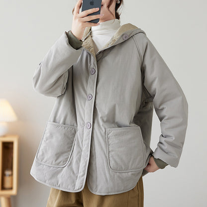 Luna Workwear – Veste Courte Gris Clair